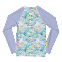 Load image into Gallery viewer, Water Lily Dragon- UPF 50+ Kids Rash Guard