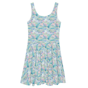 Water Lily- Skater Dress