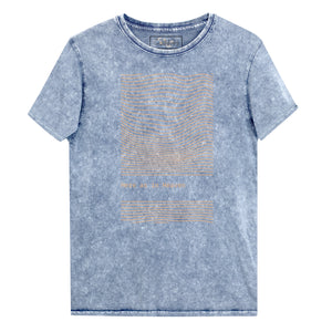 Here as in Heaven - Denim T-Shirt