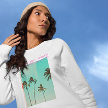Load image into Gallery viewer, God is Love- Unisex organic raglan sweatshirt
