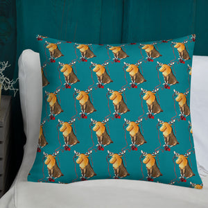 Reese the Moose- Premium Pillow