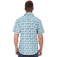 Load image into Gallery viewer, Tropic Sojourn- Mens Short Sleeve Button Down Shirt