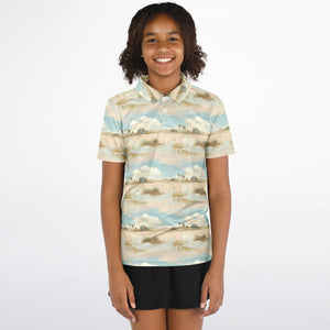 Pastel Ecosystem- Youth Polo Shirt