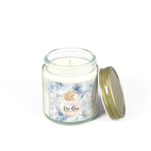 Neutral Toile Tropic- Coconut Apricot Candle (USA MADE 4oz)