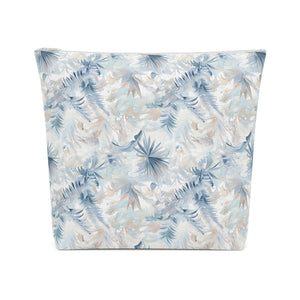 Neutral Tropics Cotton Zipper Bag