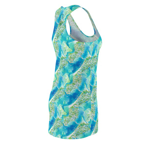 Women's Racerback Cover Up- Azul Adventure