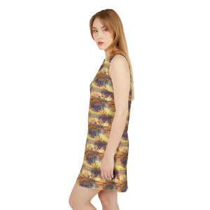 Florida Fire Sky A-line Sleeveless Dress