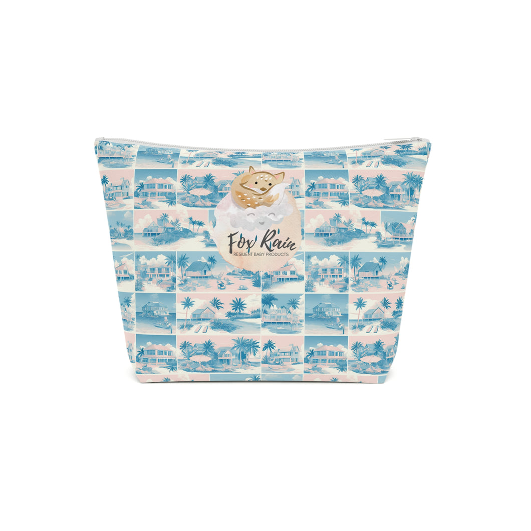 Tropic Cube Cotton Zipper Bag