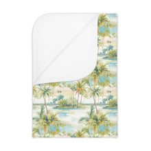 Load image into Gallery viewer, Palm Tree Breeze- Toddler Blanket