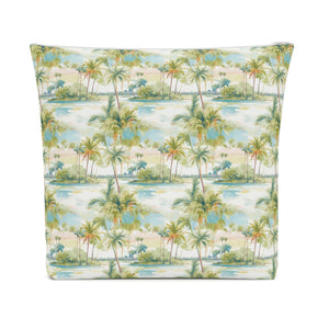 Palm Tree Breeze Cotton Zipper Bag