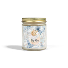 Load image into Gallery viewer, Neutral Toile Tropic- Coconut Apricot Candle (USA MADE 4oz)