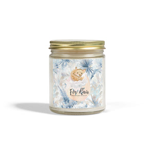 Neutral Toile Tropic- Coconut Apricot Candle (USA MADE 4oz)