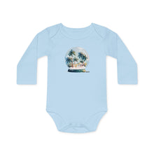 Load image into Gallery viewer, Chungi Snow Globe- Baby LS Organic Bodysuit