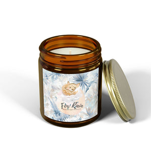 Neutral Toile Tropic- Coconut Apricot Candle (USA MADE 4oz)