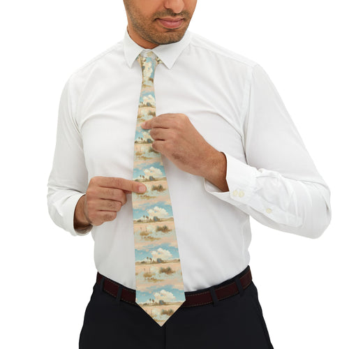 Pastel Ecosystem Printed Necktie