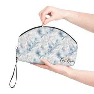 Neutral Toile Tropic Makeup Bag