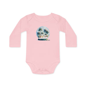 Chungi Snow Globe- Baby LS Organic Bodysuit