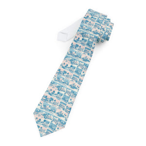 Tropic Cube Printed Necktie