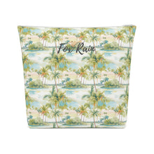 Load image into Gallery viewer, Palm Tree Breeze Cotton Zipper Bag