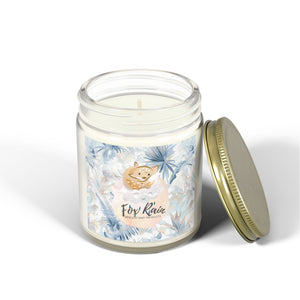 Neutral Toile Tropic- Coconut Apricot Candle (USA MADE 4oz)