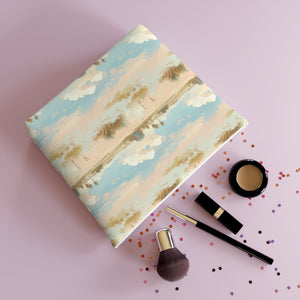 Pastel Ecosystem Cotton Zipper Bag