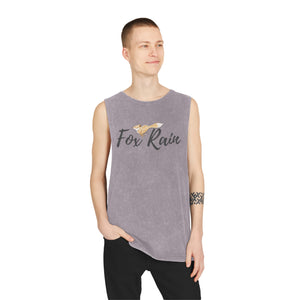 Fox Logo- Unisex Stonewash Tank Top