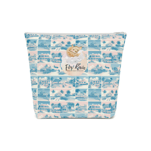 Tropic Cube Cotton Zipper Bag