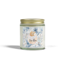 Load image into Gallery viewer, Neutral Toile Tropic- Coconut Apricot Candle (USA MADE 4oz)