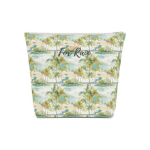 Load image into Gallery viewer, Palm Tree Breeze Cotton Zipper Bag