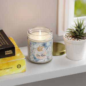 Neutral Toile Tropic- Coconut Apricot Candle (USA MADE 4oz)