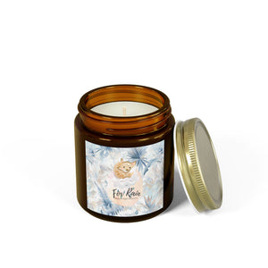 Neutral Toile Tropic- Coconut Apricot Candle (USA MADE 4oz)