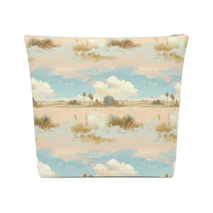 Pastel Ecosystem Cotton Zipper Bag