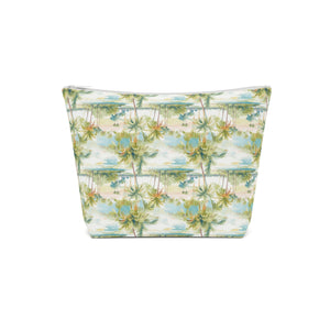 Palm Tree Breeze Cotton Zipper Bag