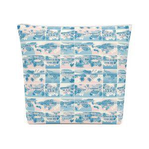 Tropic Cube Cotton Zipper Bag