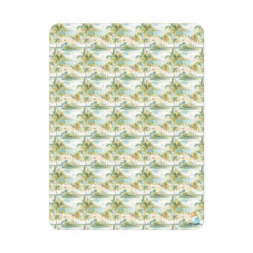 Palm Tree Breeze- Toddler Blanket