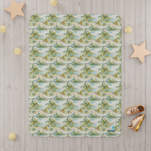 Palm Tree Breeze- Toddler Blanket