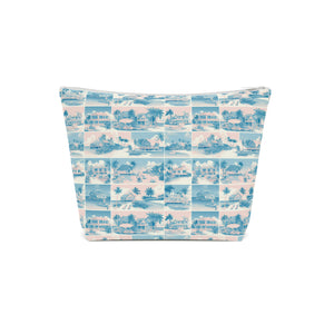 Tropic Cube Cotton Zipper Bag