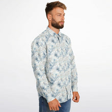 Load image into Gallery viewer, Neutral Tropic Toile- Men&#39;s LS Button Down Shirt