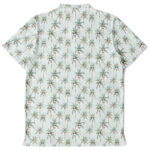 Festive Palms- Mens Blade Collar Polo Shirt