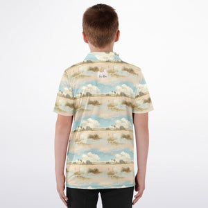 Pastel Ecosystem- Youth Polo Shirt