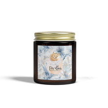 Load image into Gallery viewer, Neutral Toile Tropic- Coconut Apricot Candle (USA MADE 4oz)