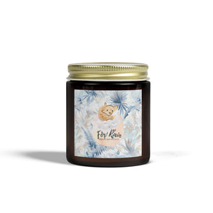 Neutral Toile Tropic- Coconut Apricot Candle (USA MADE 4oz)