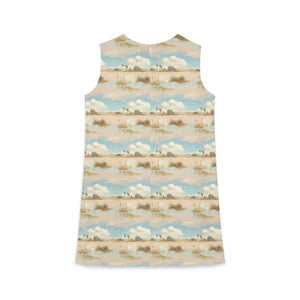 A-line Sleeveless Dress (AOP)