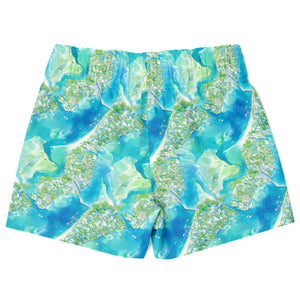 Kids Swim Trunks - Azul Adventure