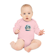 Load image into Gallery viewer, Chungi Snow Globe- Baby LS Organic Bodysuit