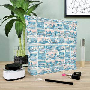 Tropic Cube Cotton Zipper Bag