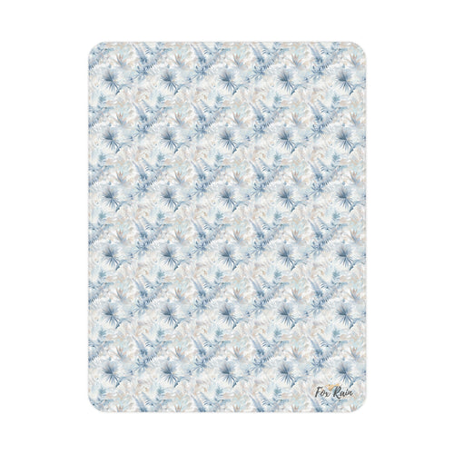 Neutral Toile Tropic Toddler Blanket