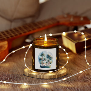 Fox Snow Globe- Cinnamon Chai Candle (USA MADE- 4oz)