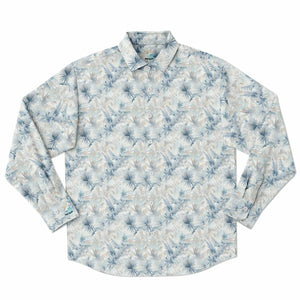 Neutral Tropic Toile- Men's LS Button Down Shirt