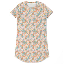 Load image into Gallery viewer, Orange Blossom - Rounded Hem T-Shirt Dress